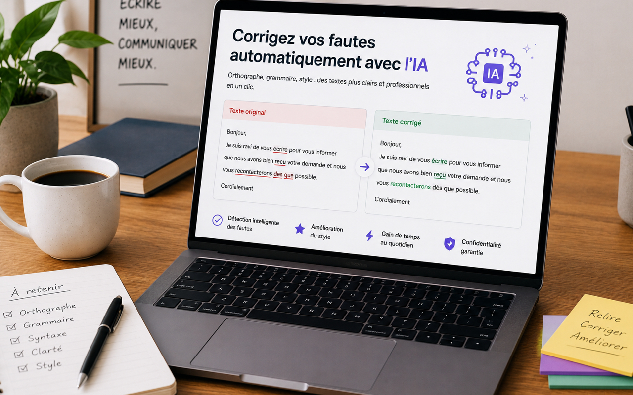 Astuces pour corriger ses fautes automatiquement avec l’IA Astuces pour corriger ses fautes automatiquement avec l’IA