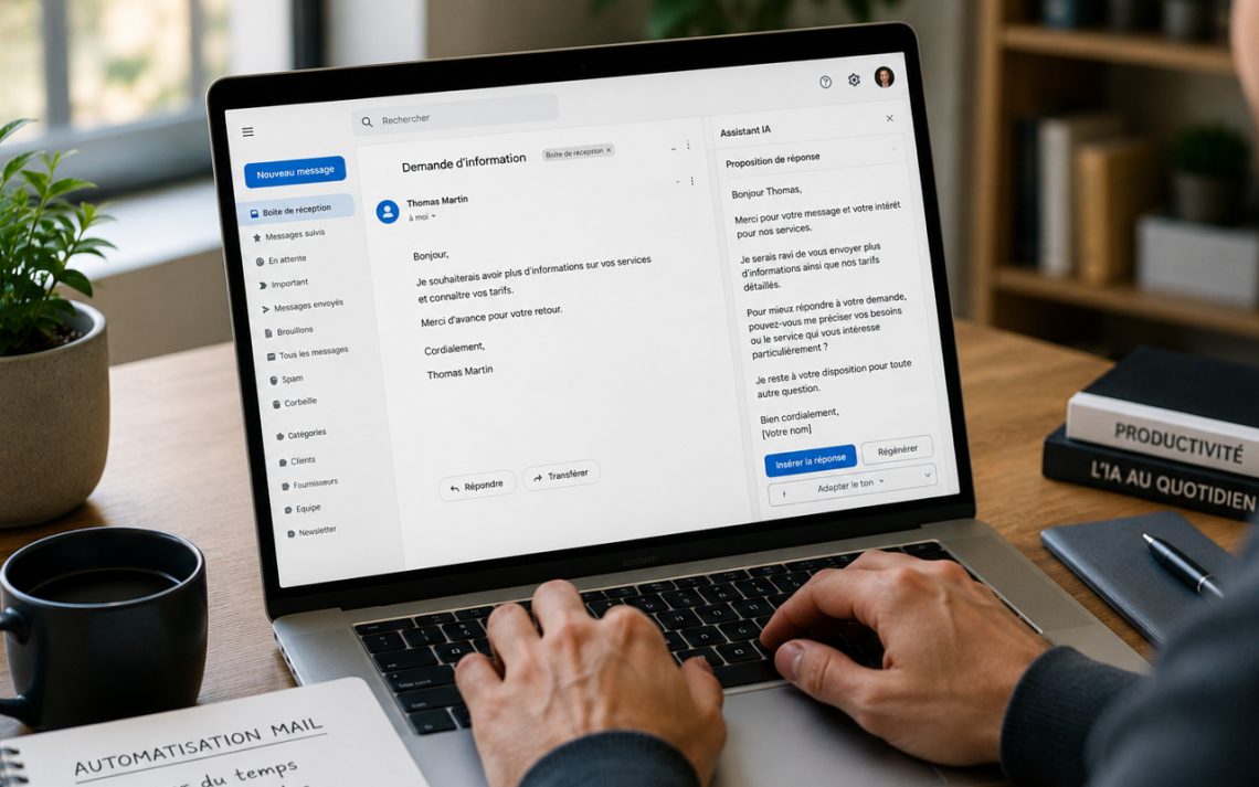Comment automatiser ses réponses mail grâce à l’IA