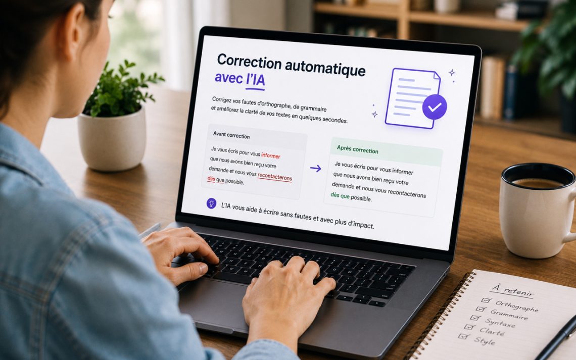 Comment corriger ses fautes automatiquement avec l’IA