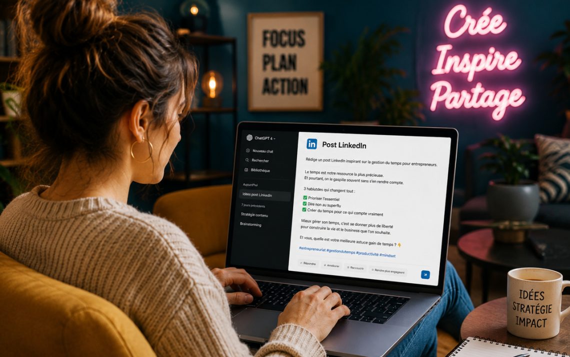 Comment créer un post LinkedIn avec ChatGPT
