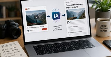 Comment transformer une vidéo YouTube en article avec l’IA