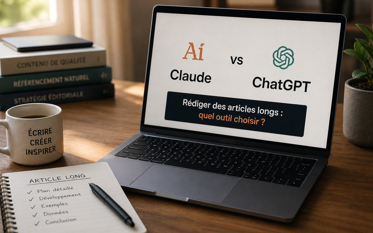 Comparatif Claude vs ChatGPT pour rédiger des articles longs Comparatif Claude vs ChatGPT pour rédiger des articles longs