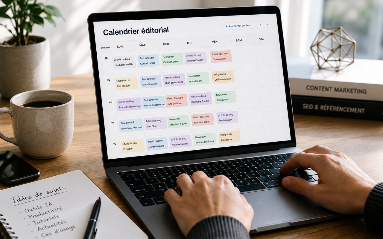 Conseils pour créer un calendrier éditorial avec ChatGPT Conseils pour créer un calendrier éditorial avec ChatGPT