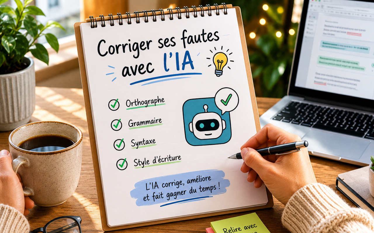 Tutoriel pour corriger ses fautes automatiquement avec l’IA Tutoriel pour corriger ses fautes automatiquement avec l’IA
