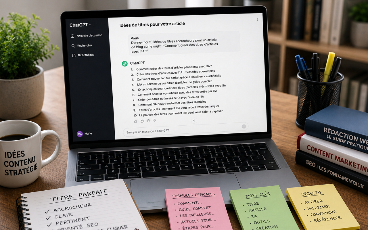 Tutoriel pour créer des titres d’articles avec l’IA Tutoriel pour créer des titres d’articles avec l’IA