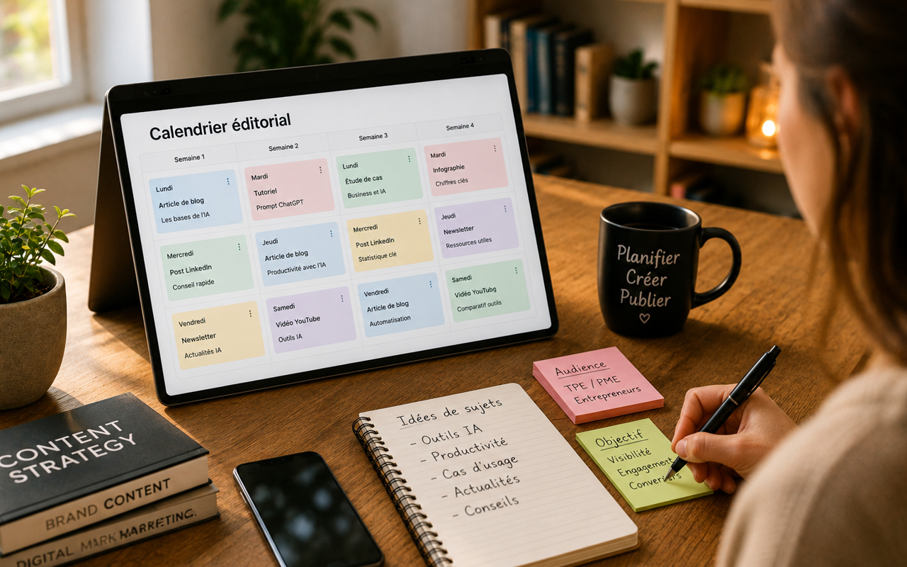 Tutoriel pour créer un calendrier éditorial avec ChatGPT Tutoriel pour créer un calendrier éditorial avec ChatGPT