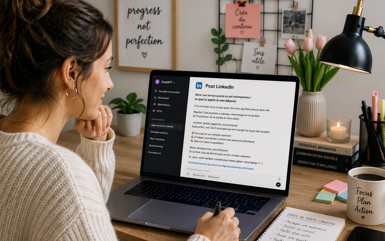 Tutoriel pour créer un post LinkedIn avec ChatGPT Tutoriel pour créer un post LinkedIn avec ChatGPT