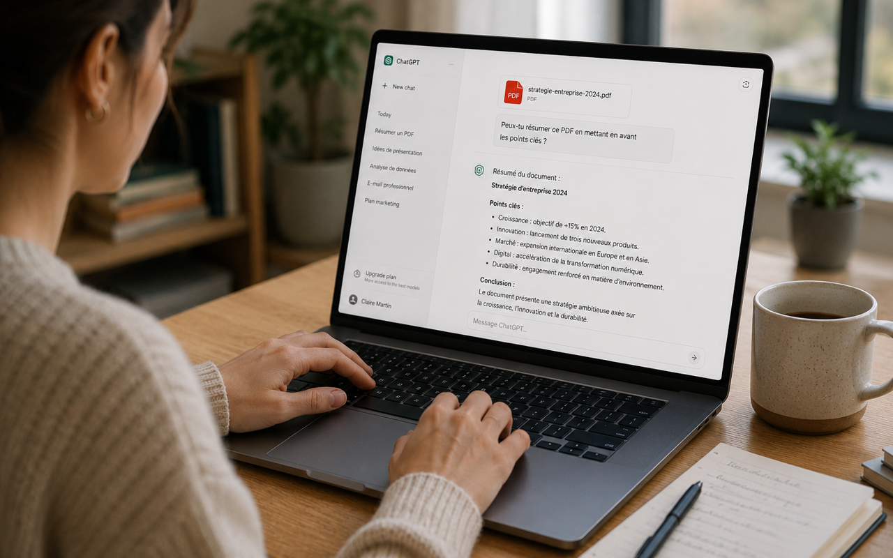 Tutoriel pour résumer un PDF avec ChatGPT