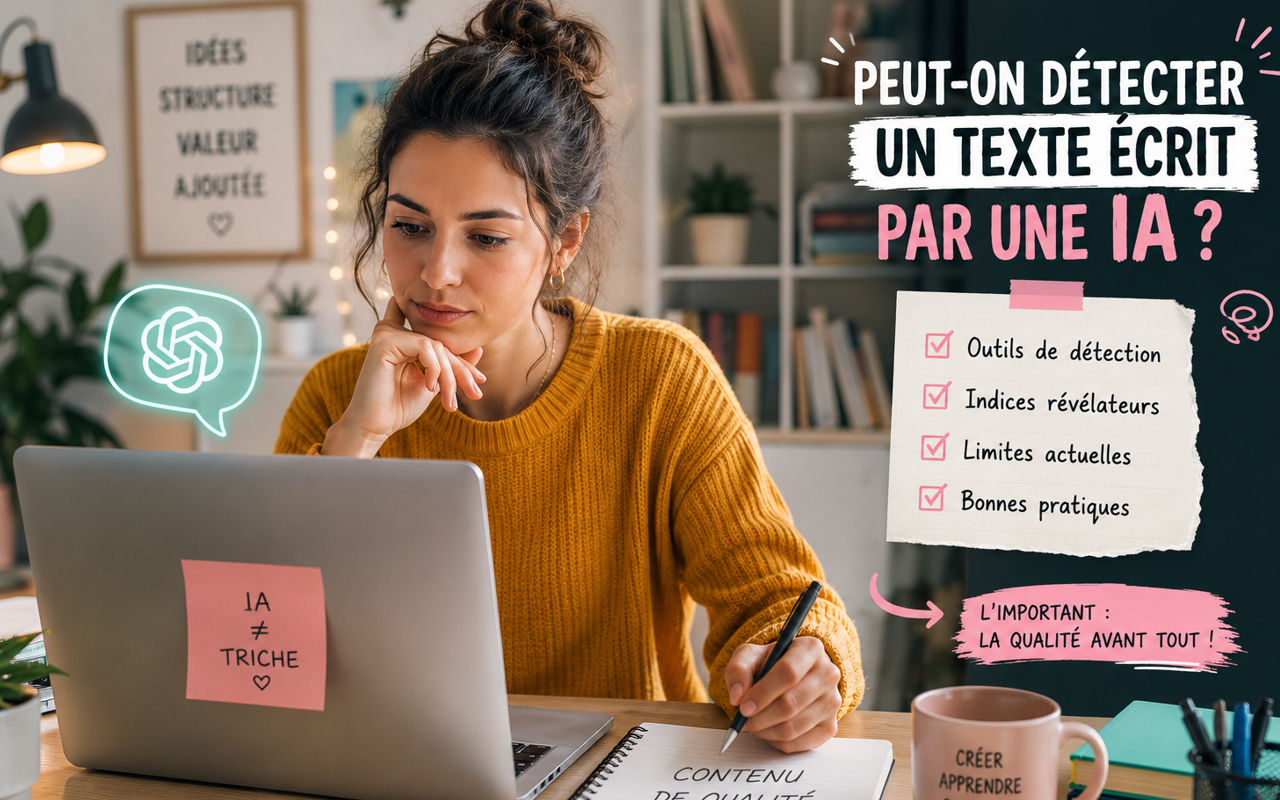 Possibilité de détecter un texte écrit par une IA